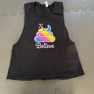 Wodbottom crop tank top, M